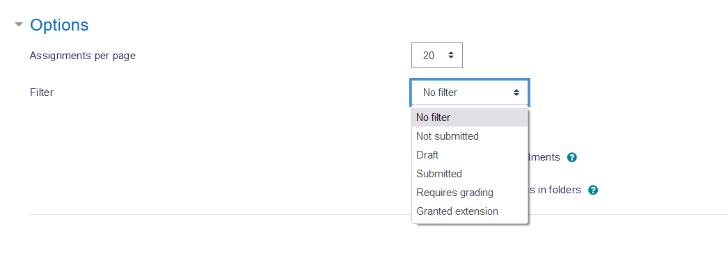 Filtering Assignments Elearningworld Org